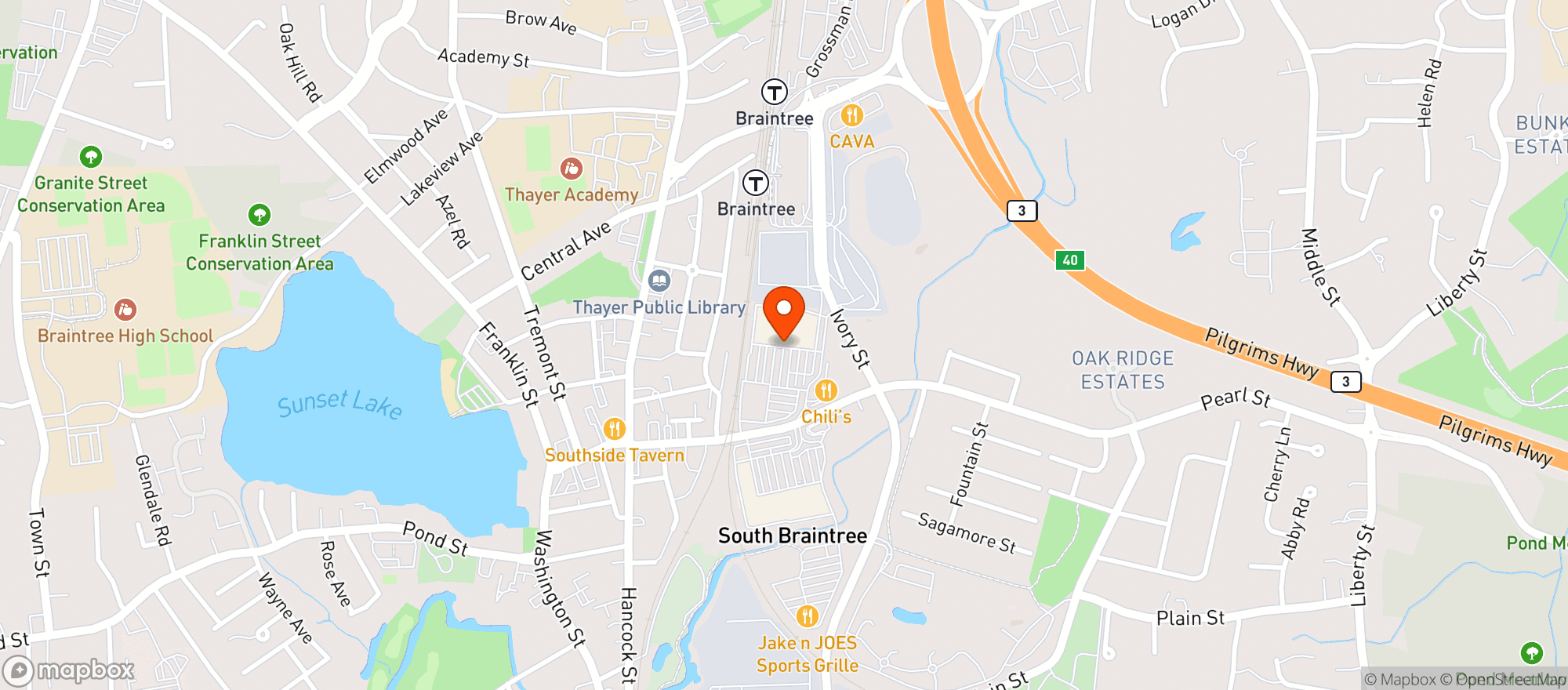 Map showing Total Wine & More