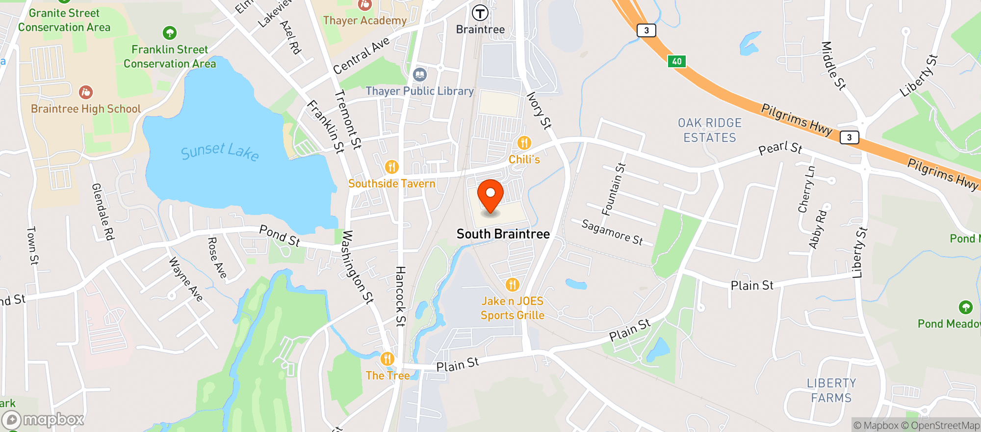 Map showing Shaws #1404