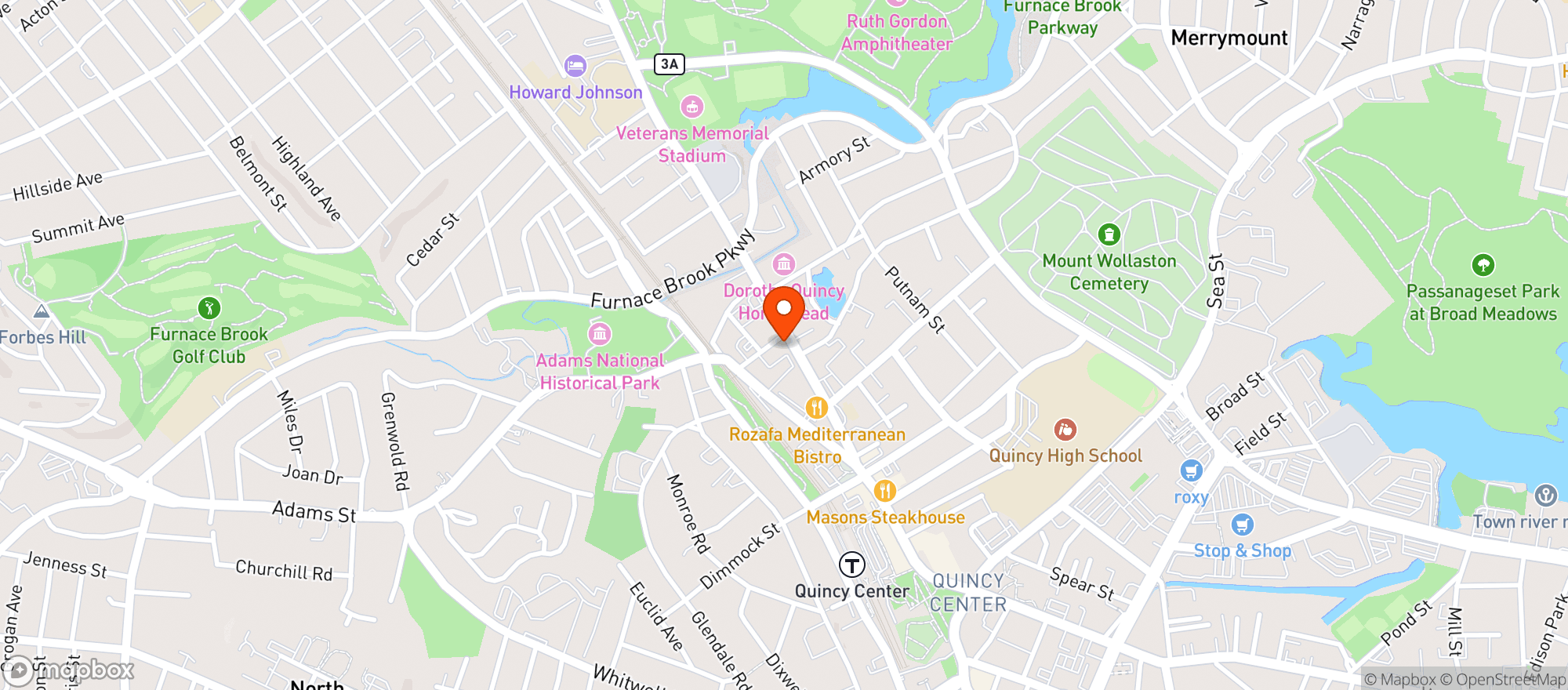 Map showing THE FOWLER HOUSE