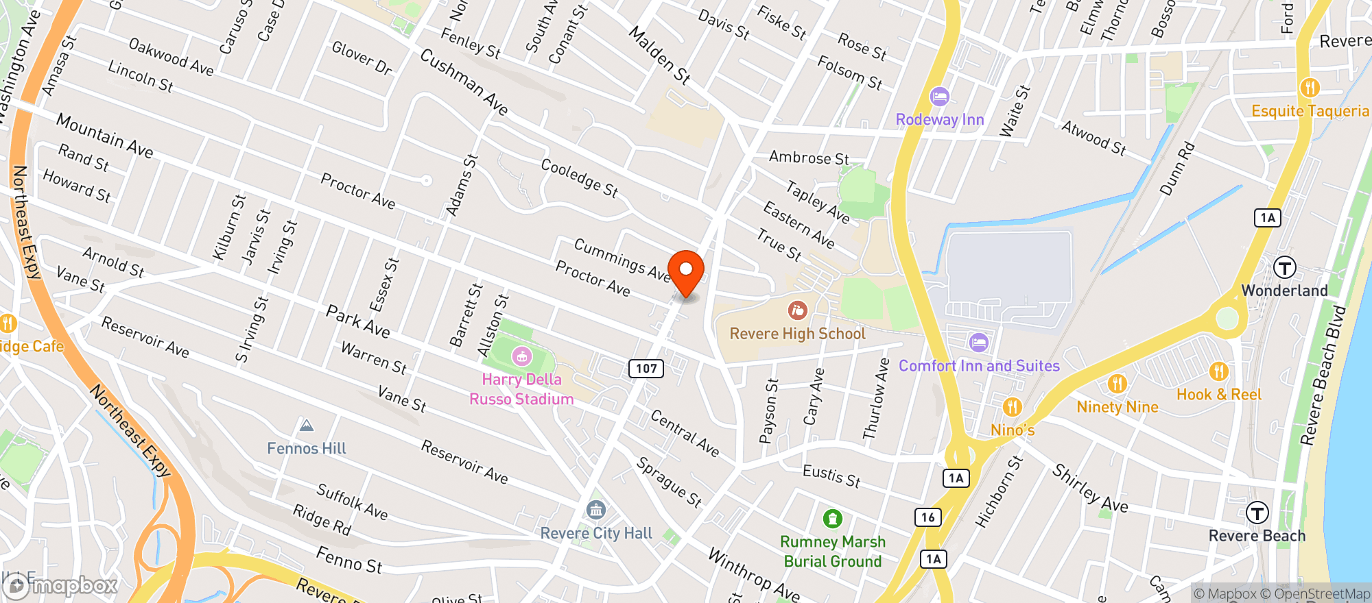 Map showing Bcm Liquors