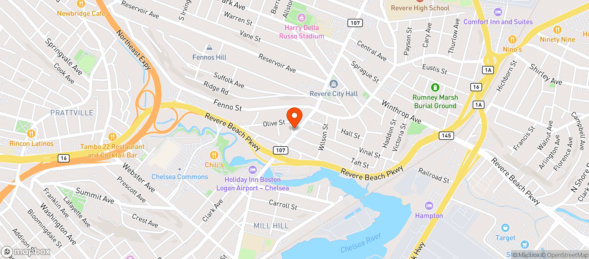 Map showing Murrays Tavern