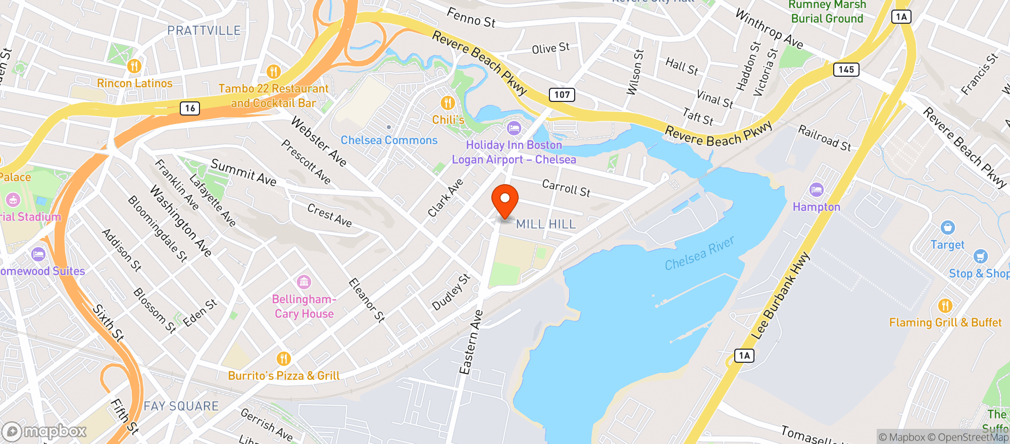 Map showing El Xielo