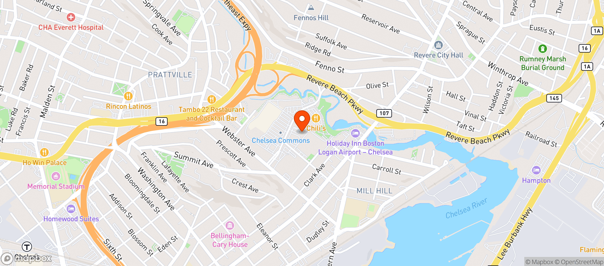 Map showing The Brown Jug