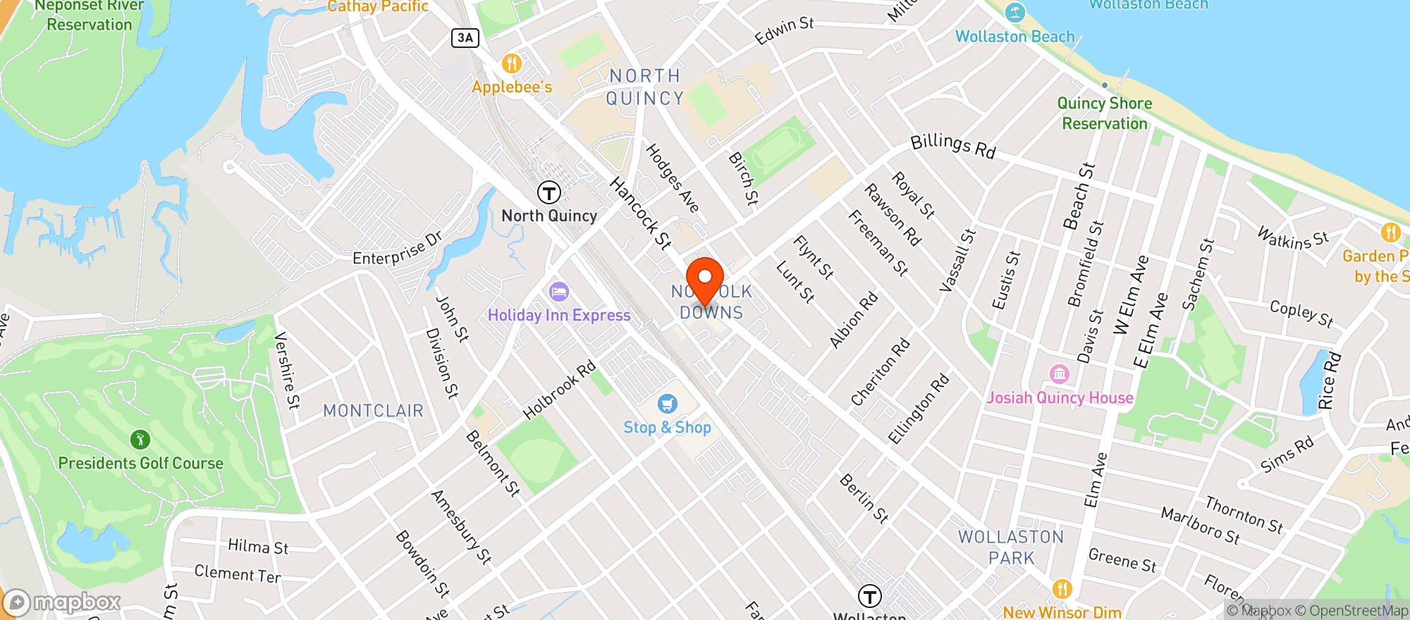 Map showing Le Madeline