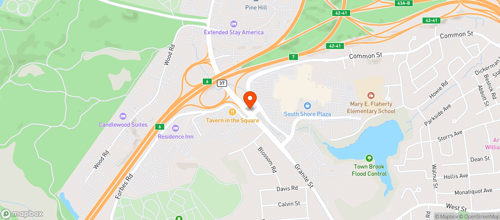 Map showing Gnc