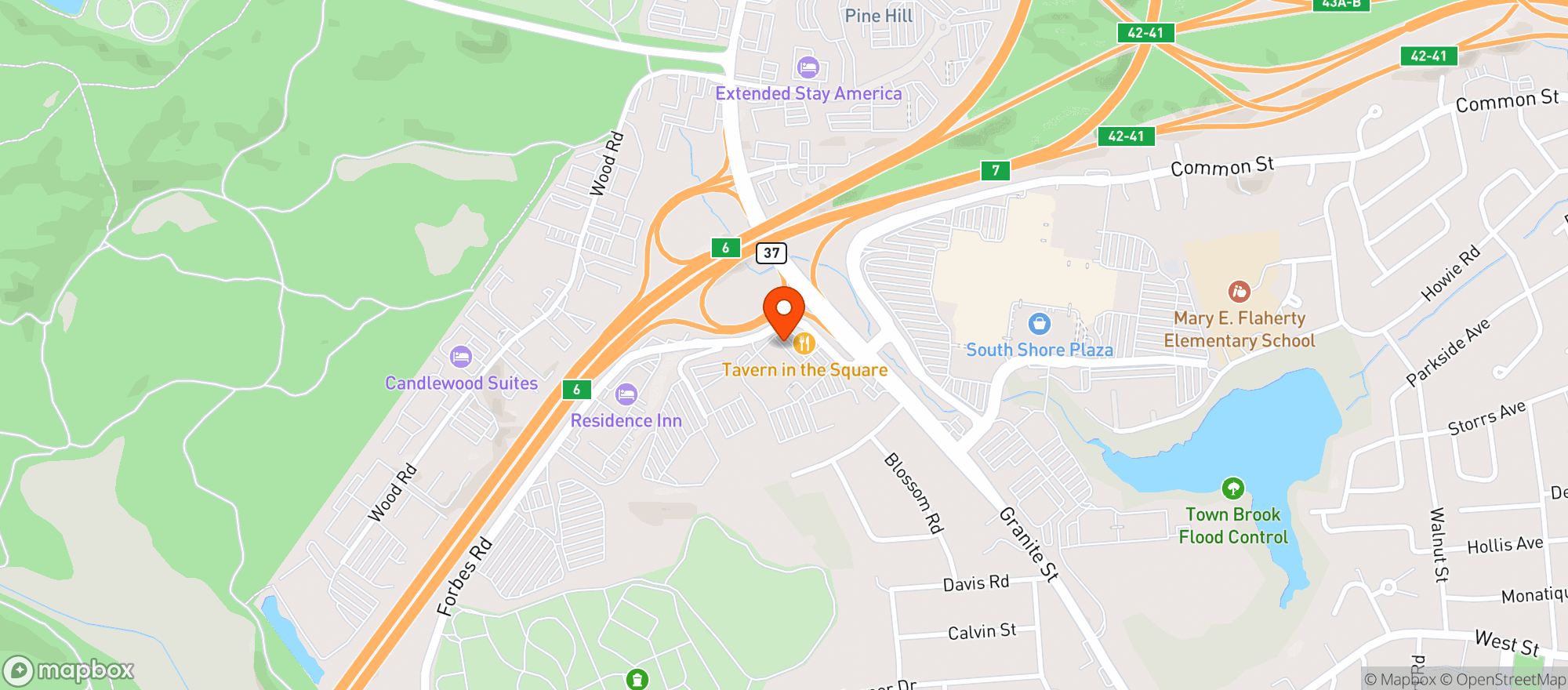 Map showing Vitamin Shoppe - Braintree