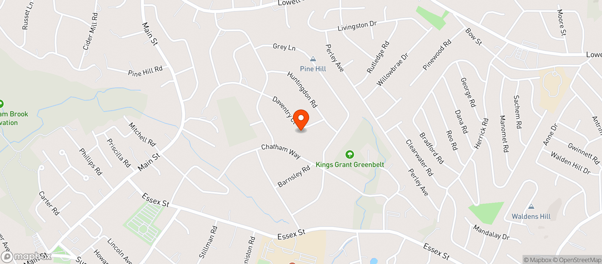 Map showing Lynnfield Pharmacy
