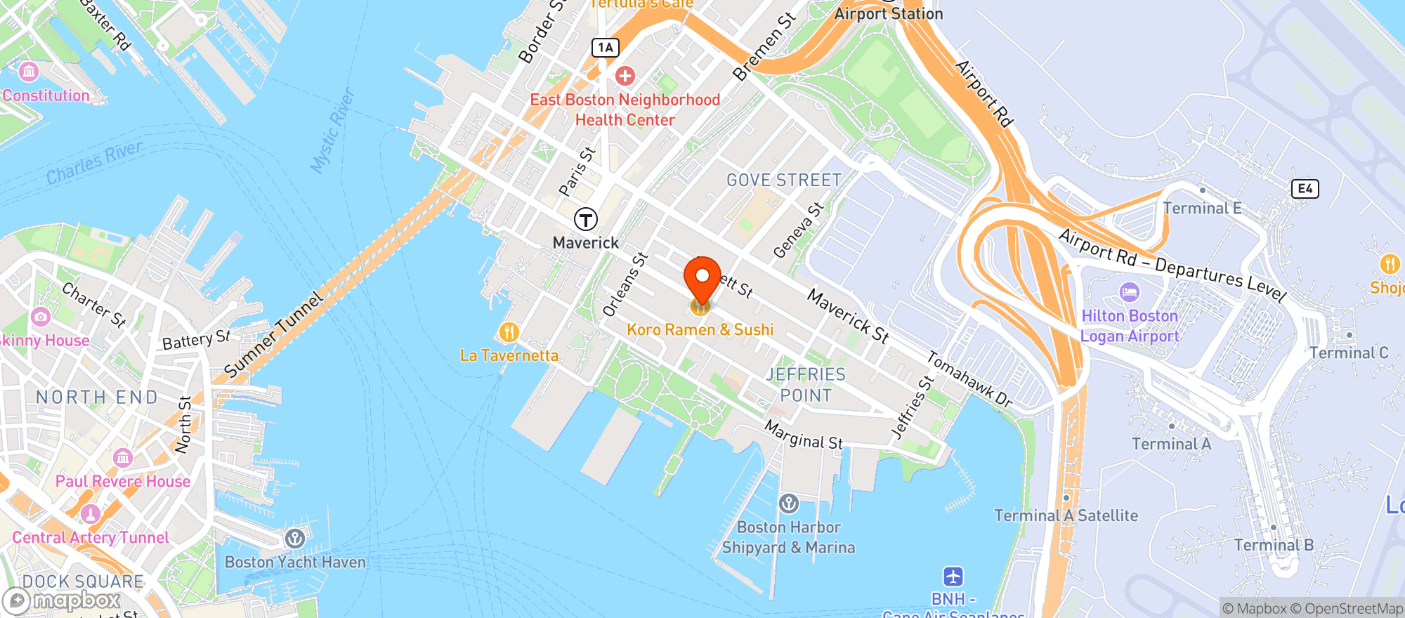 Map showing The Quiet Few
