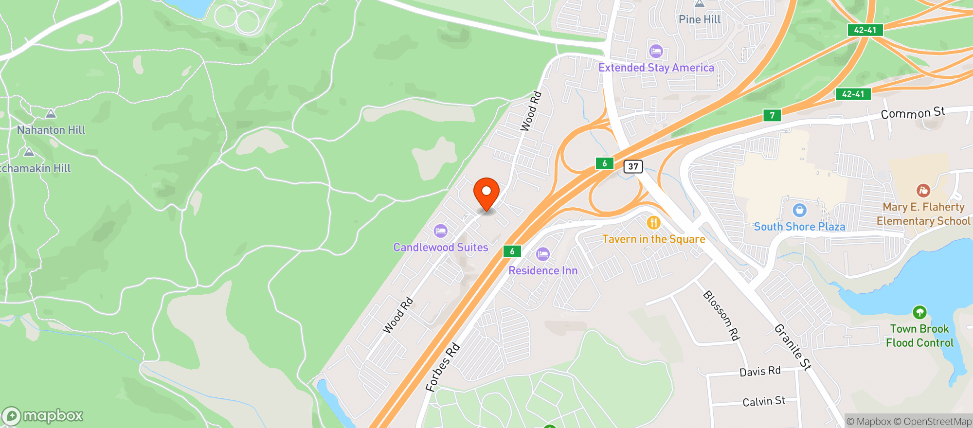 Map showing Widowmaker Brewing