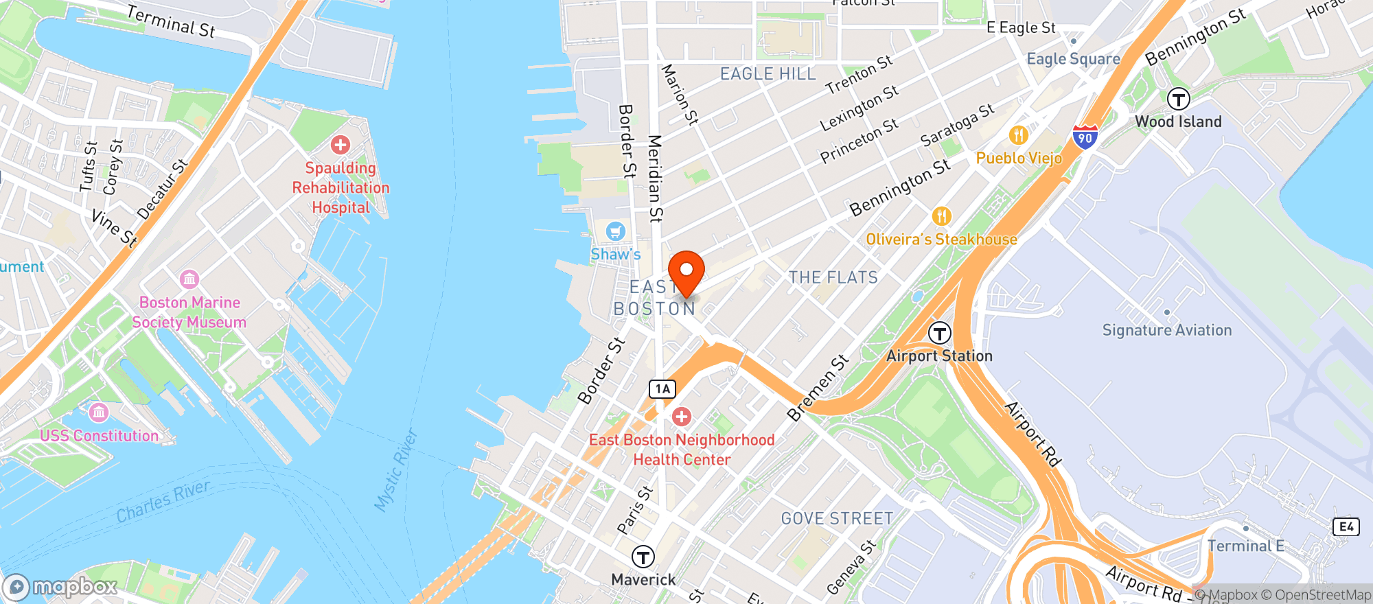 Map showing I Liquors