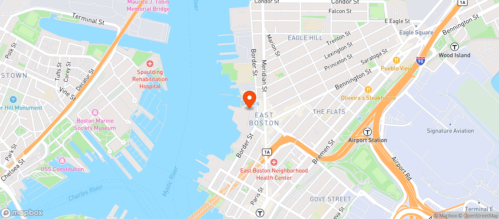 Map showing Kappys Liquor