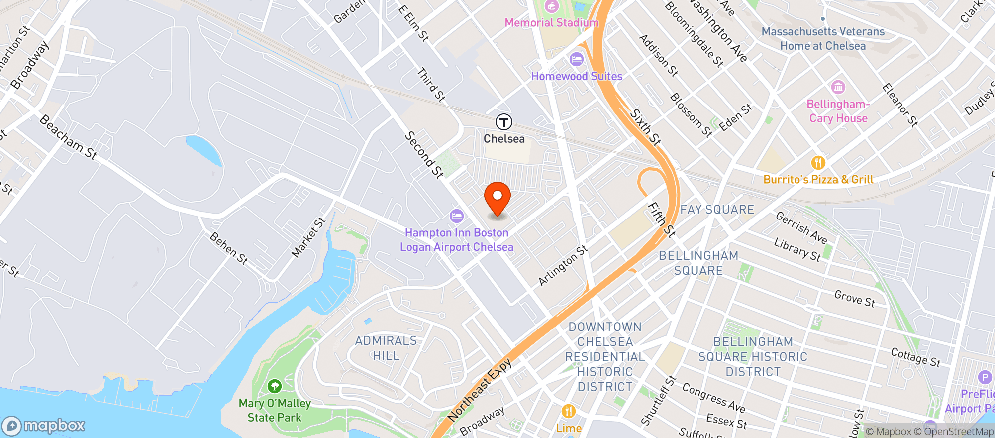Map showing Gnc