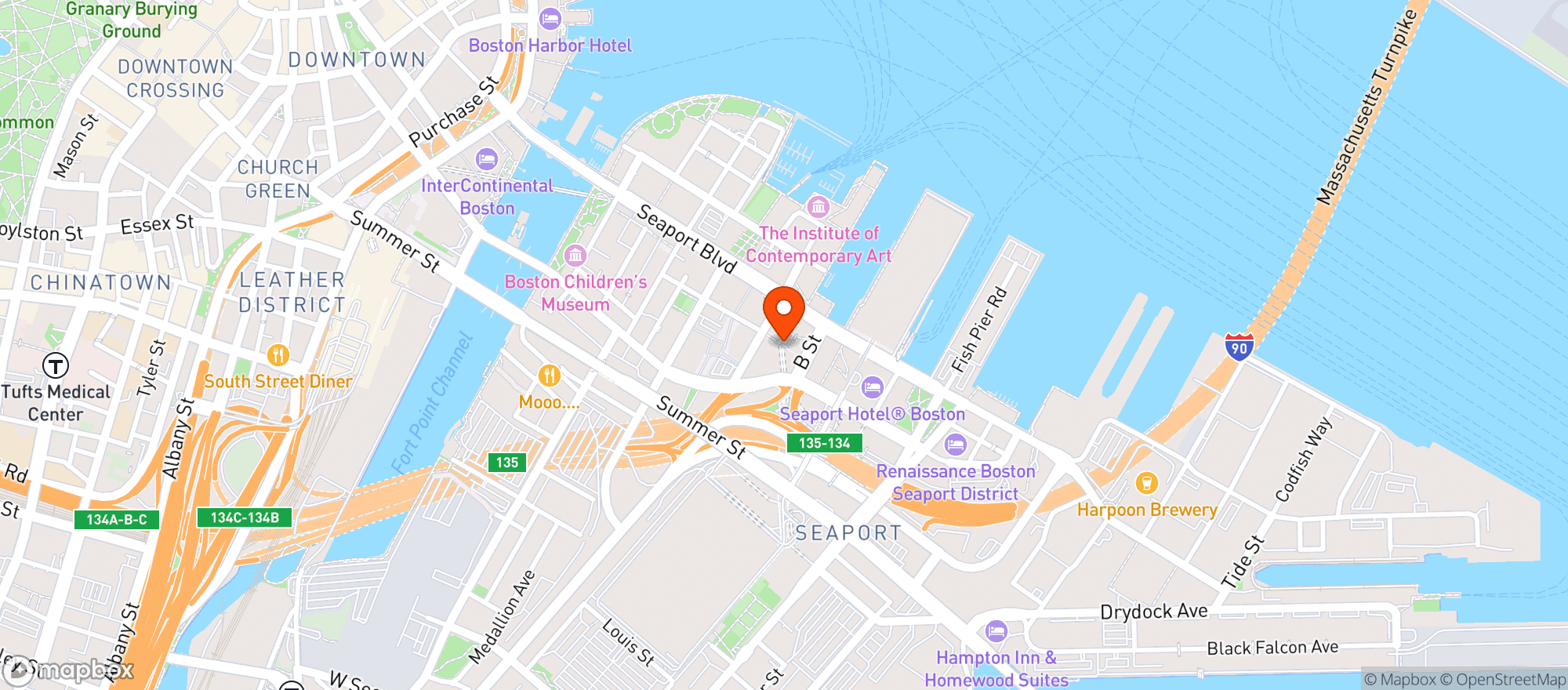 Map showing Borrachito Taqueria & Spirits