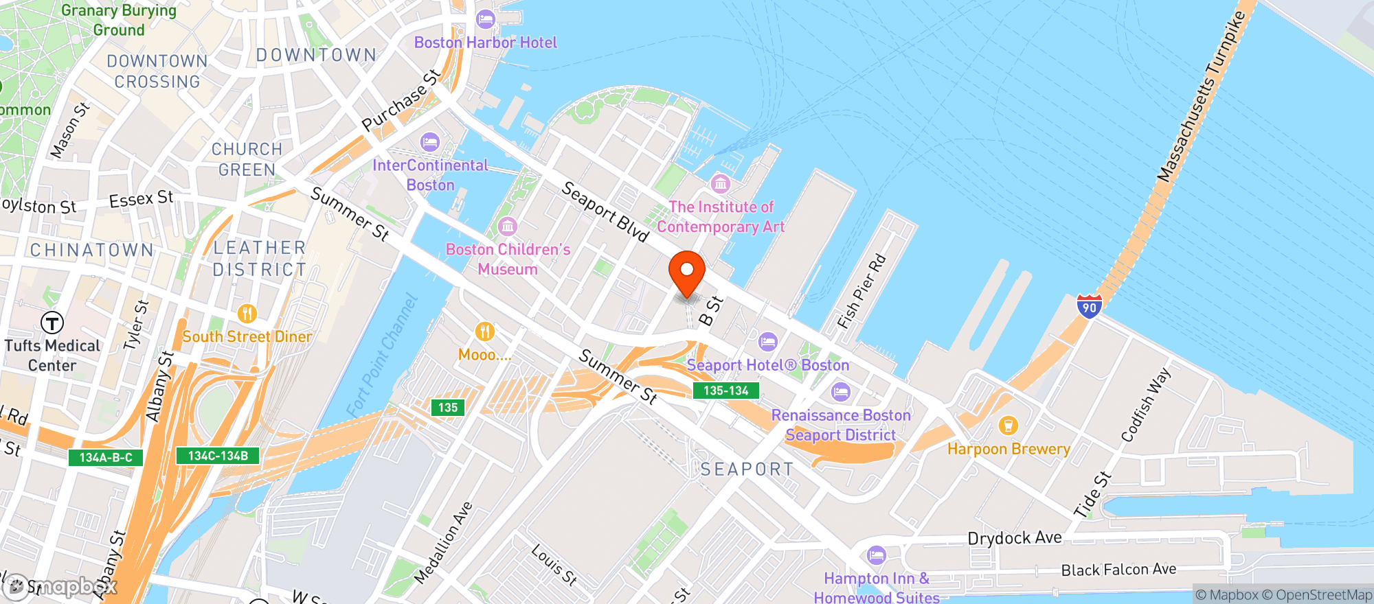 Map showing Puttshack