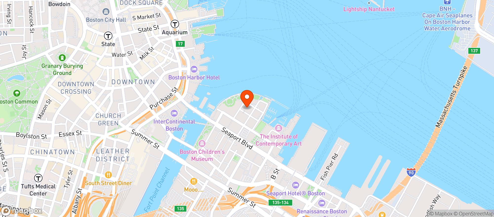 Map showing Serafina