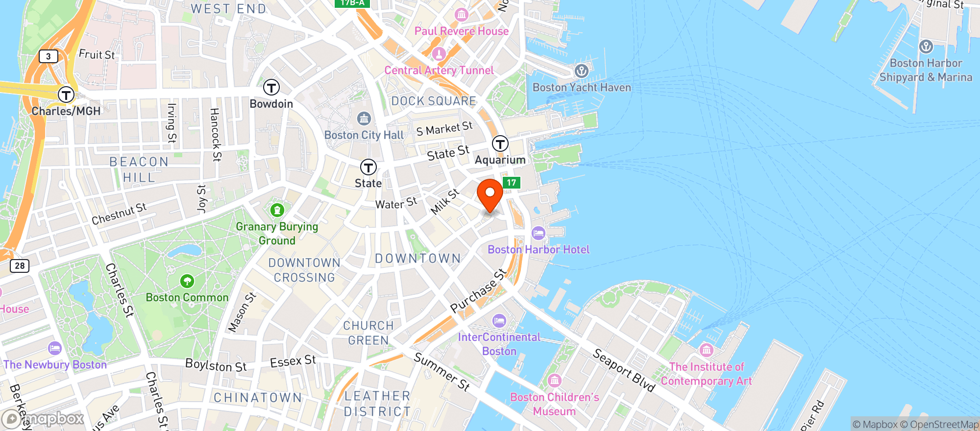 Map showing Brix Wine Shop