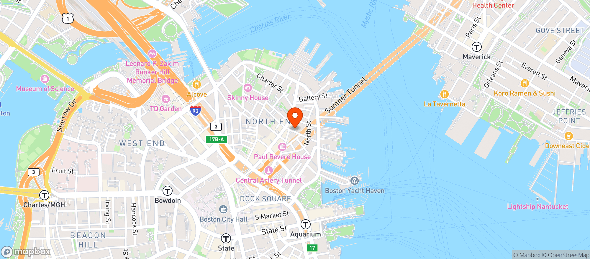 Map showing Prezza