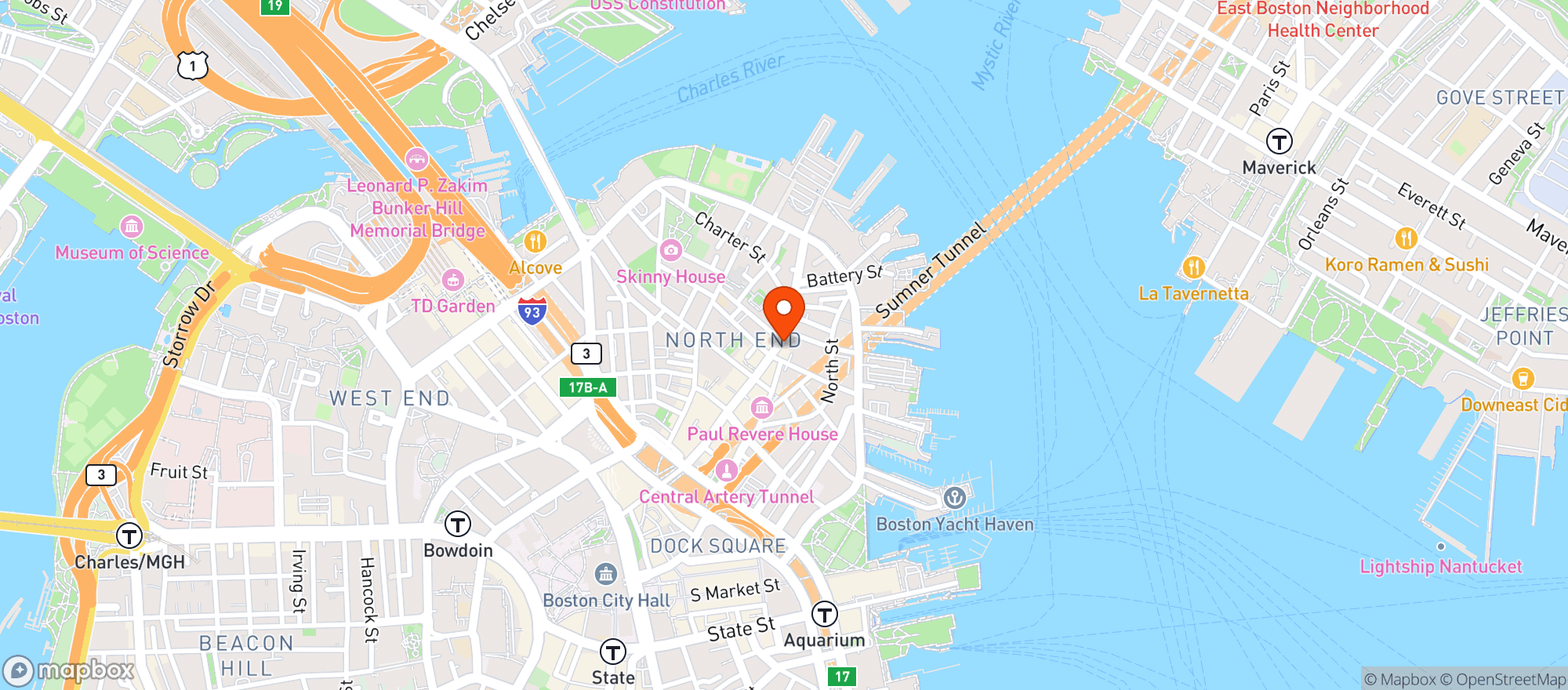 Map showing Strega