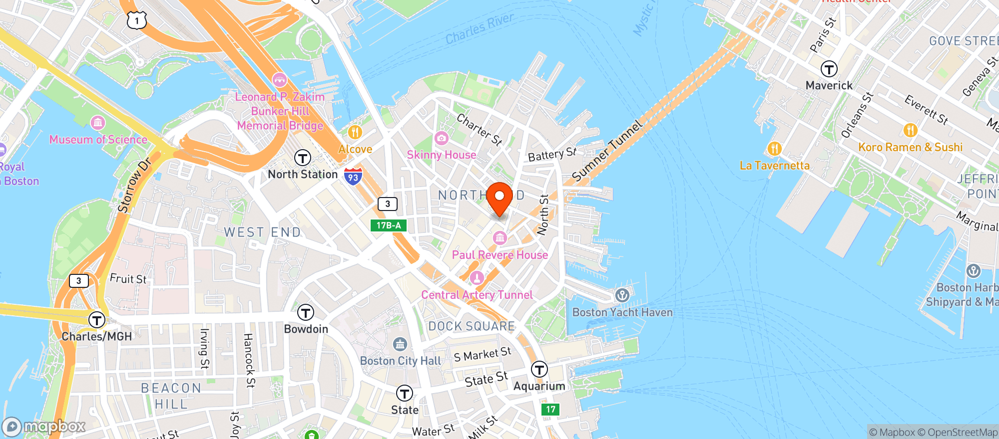 Map showing Florentine
