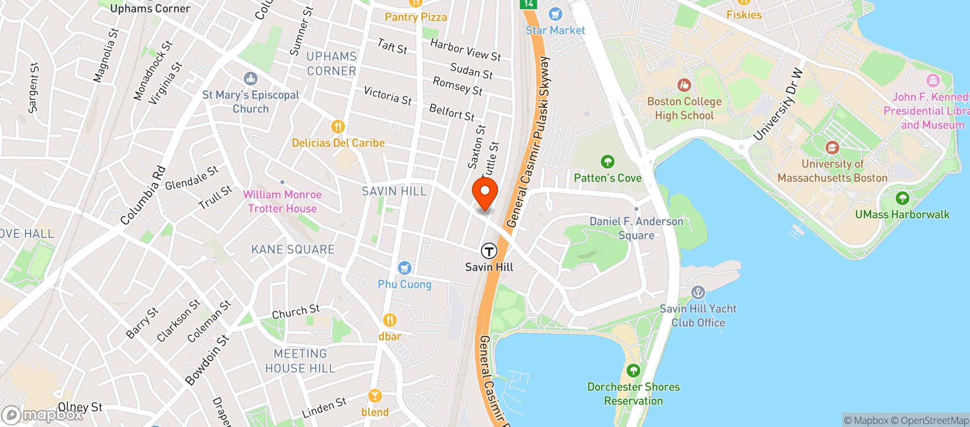 Map showing Daily Market