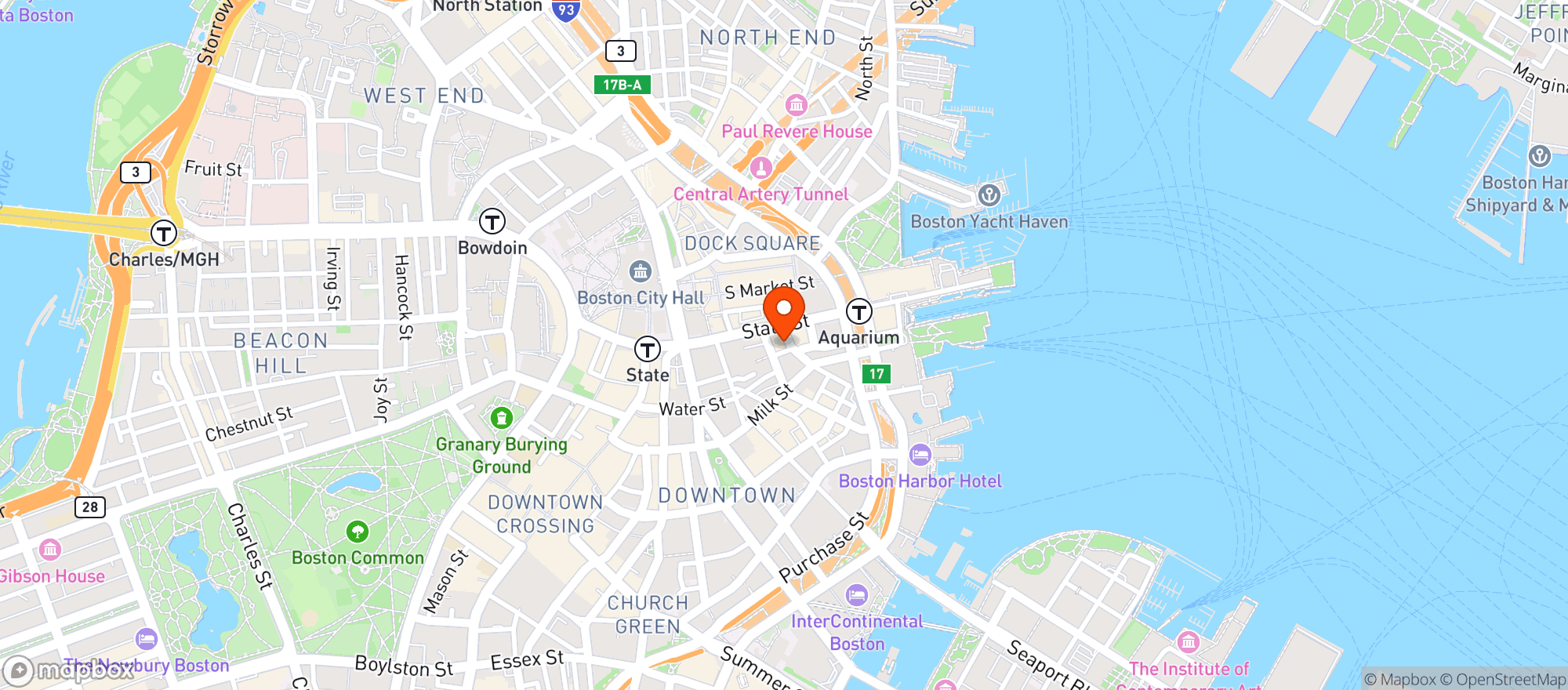 Map showing Bostonia Public House