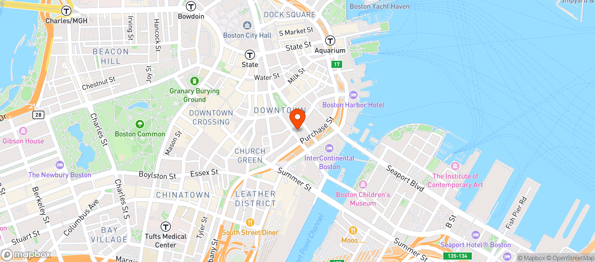 Map showing The Chemist