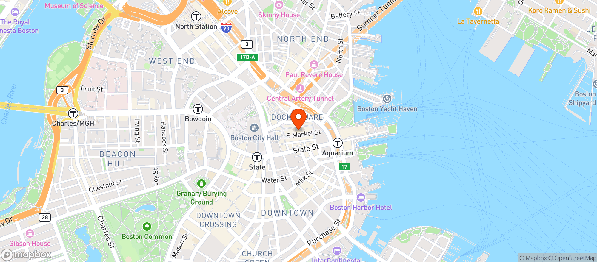 Map showing Salty Dog