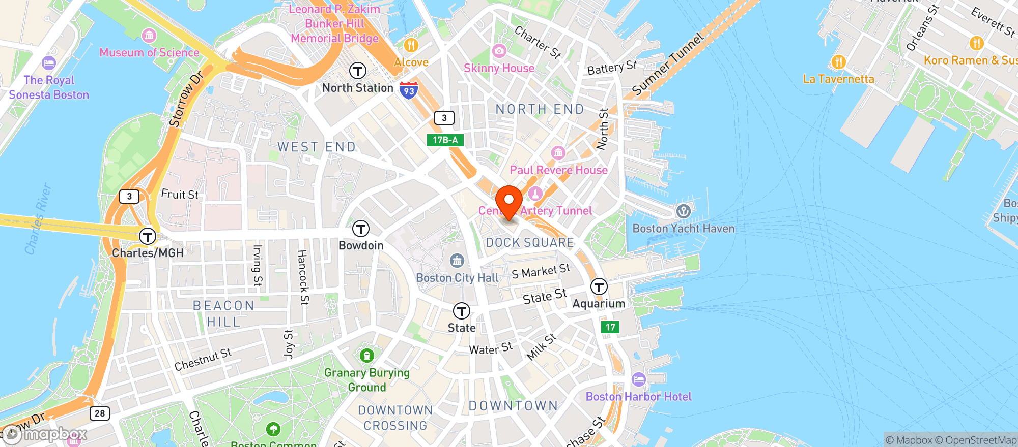 Map showing Canopy By Hilton