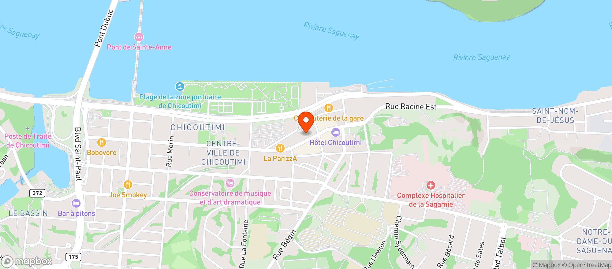 Map showing Bizz Coop