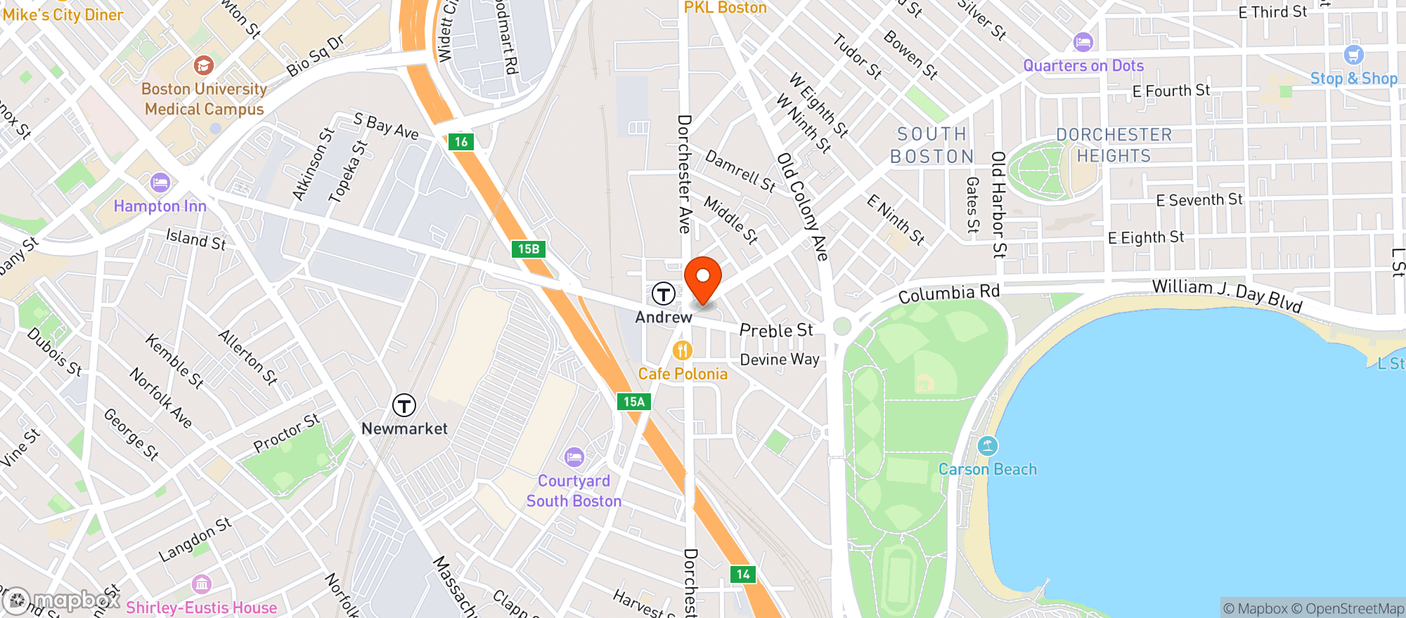Map showing Small Victories