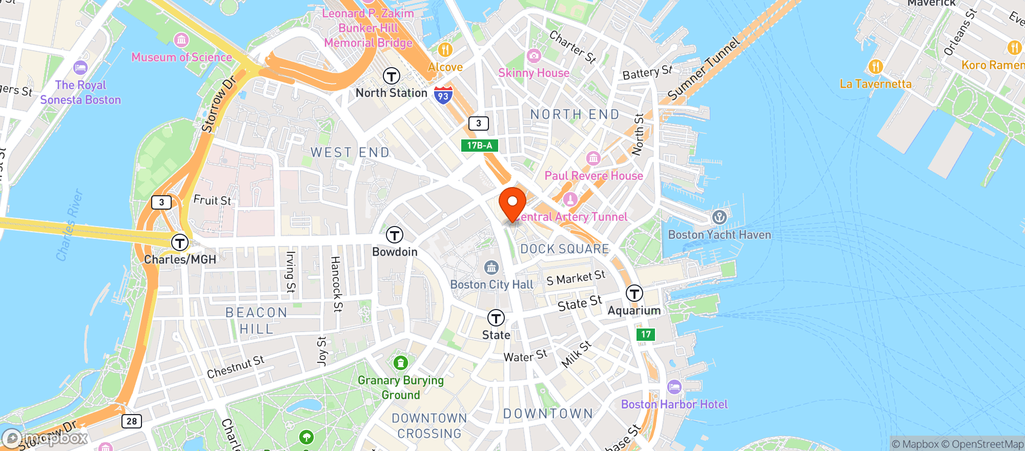 Map showing Bell In Hand