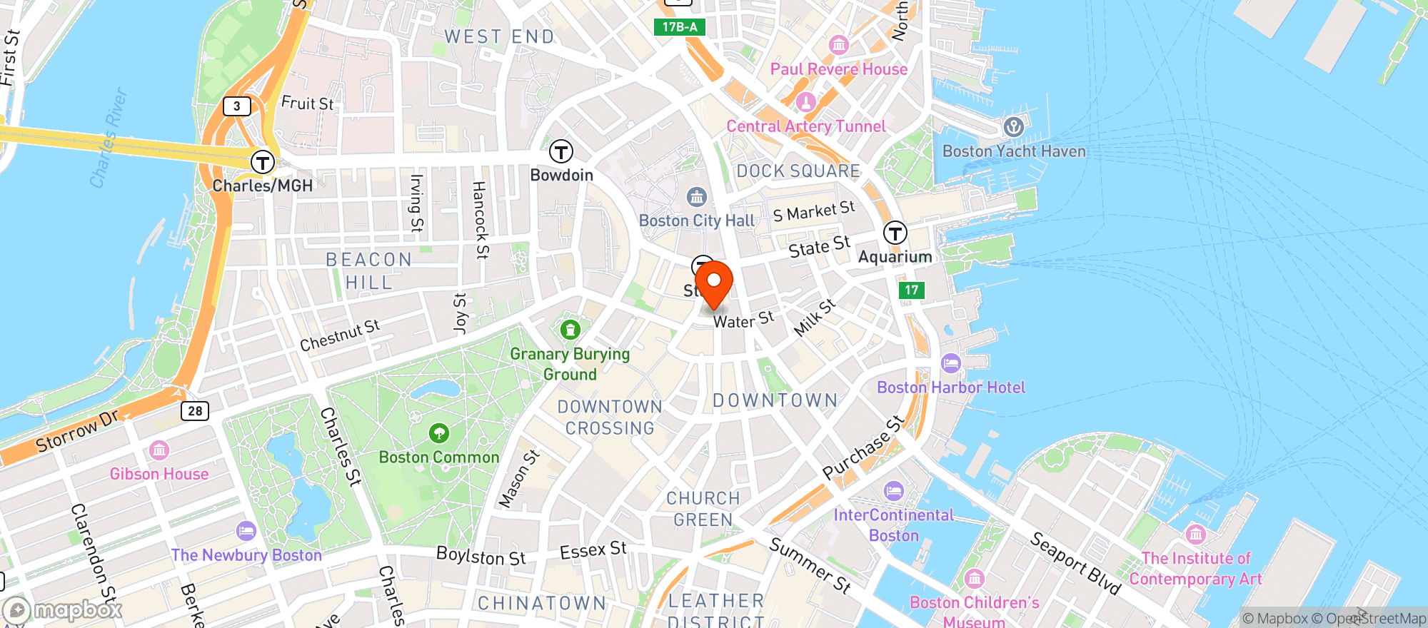 Map showing Pure Oasis - Devonshire (dtx)