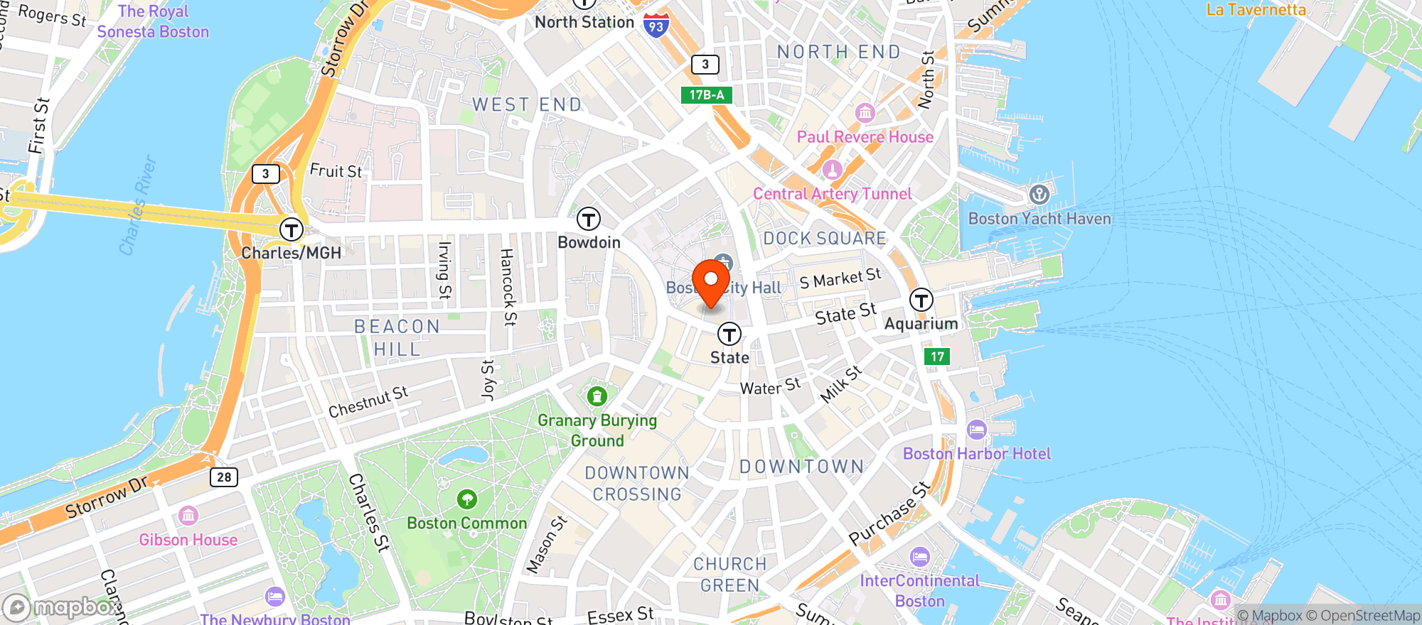 Map showing Five Iron Golf