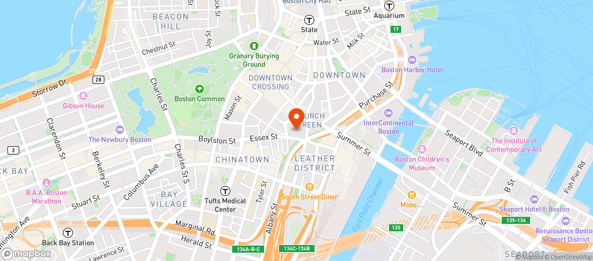 Map showing One Lincoln