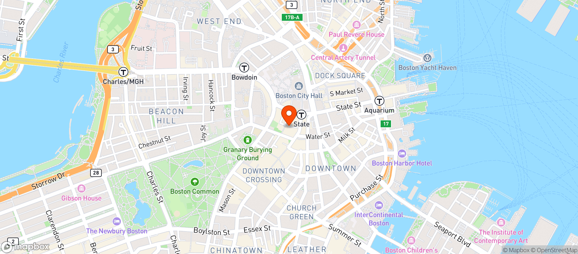 Map showing The Alley Bar