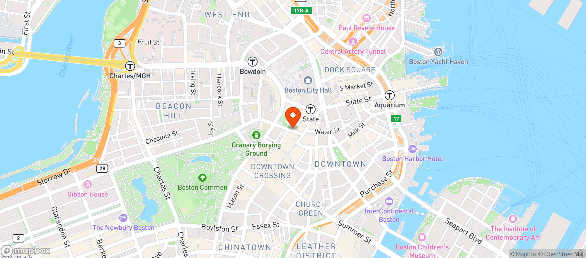 Map showing Scholars America Bistro