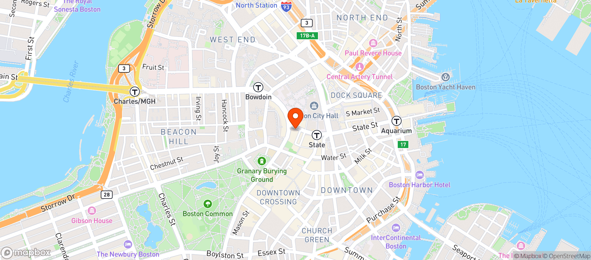 Map showing Oceanaire Seafood Room #91