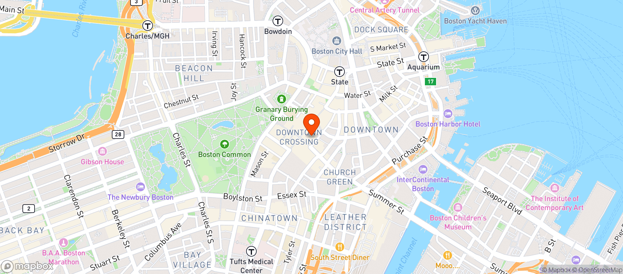 Map showing Roche Bros Supermarket #121