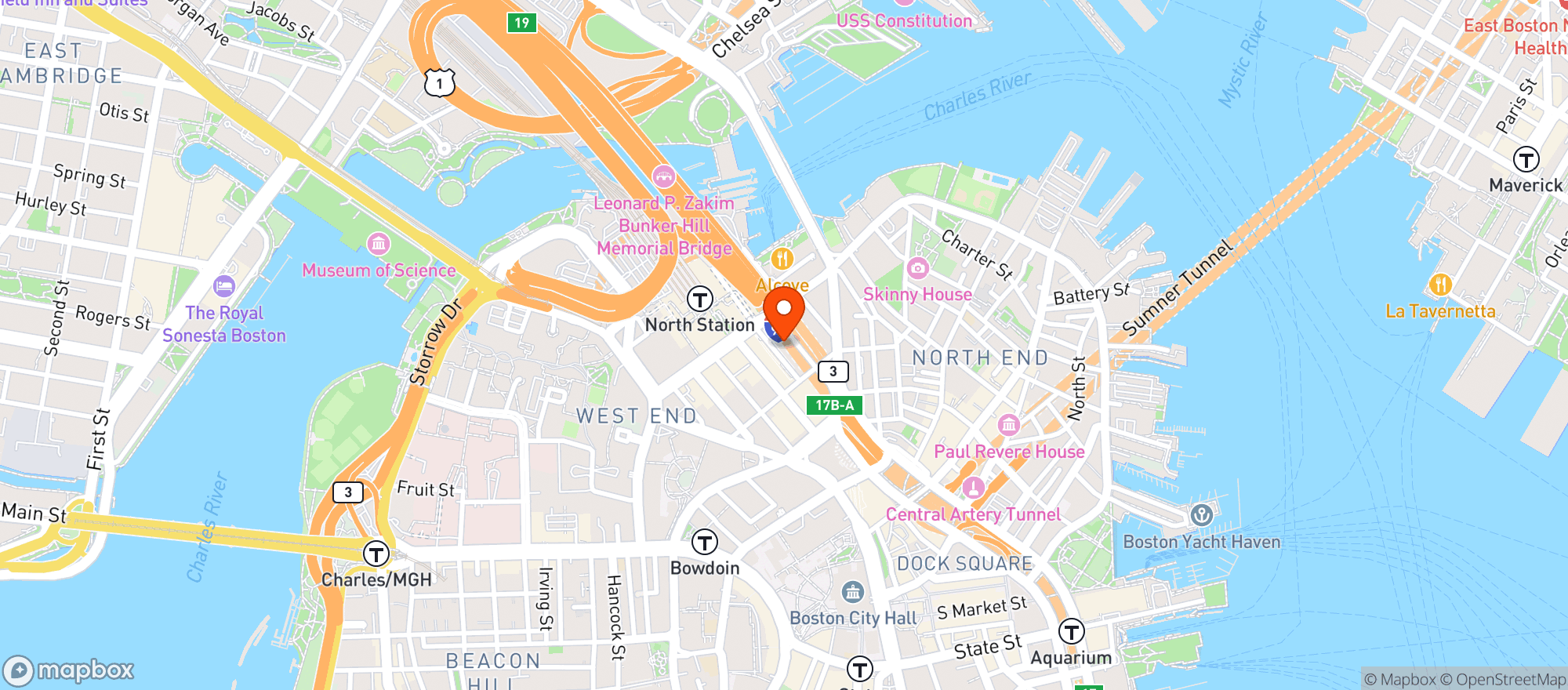 Map showing City Winery