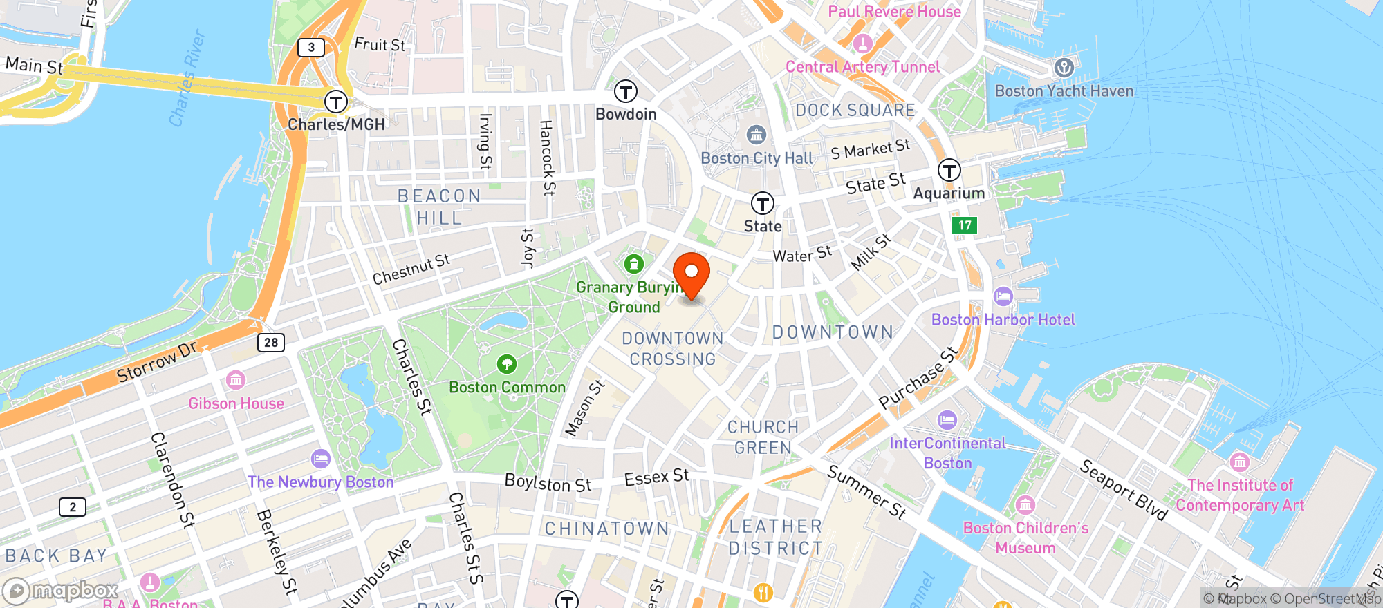 Map showing Sidebar Cafe