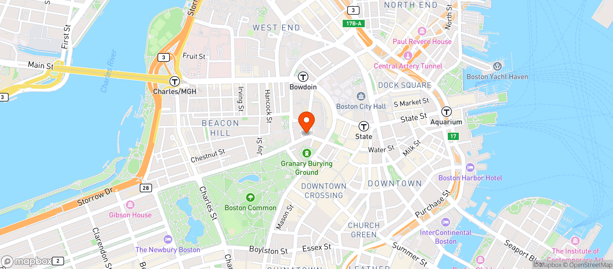 Map showing Carrie Nation Cocktail Club
