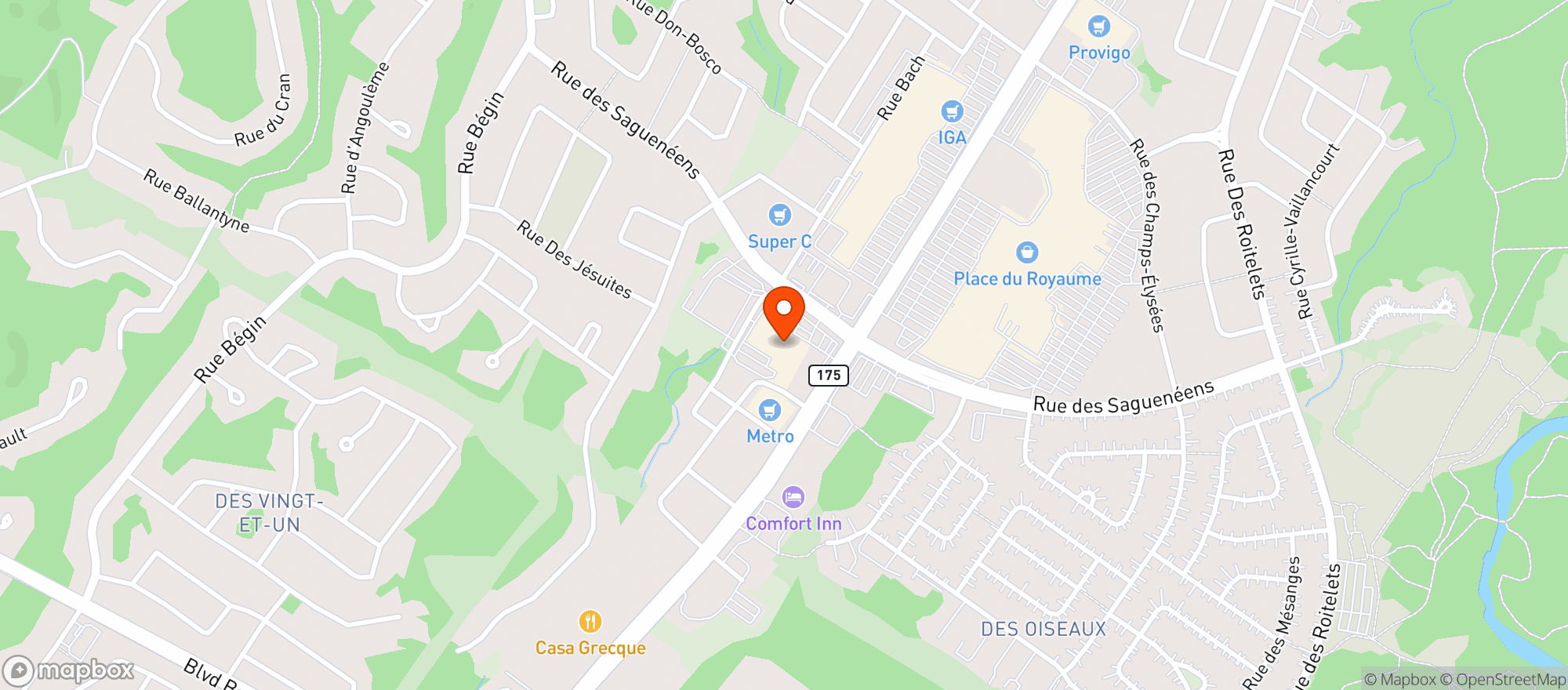 Map showing Bureau en Gros