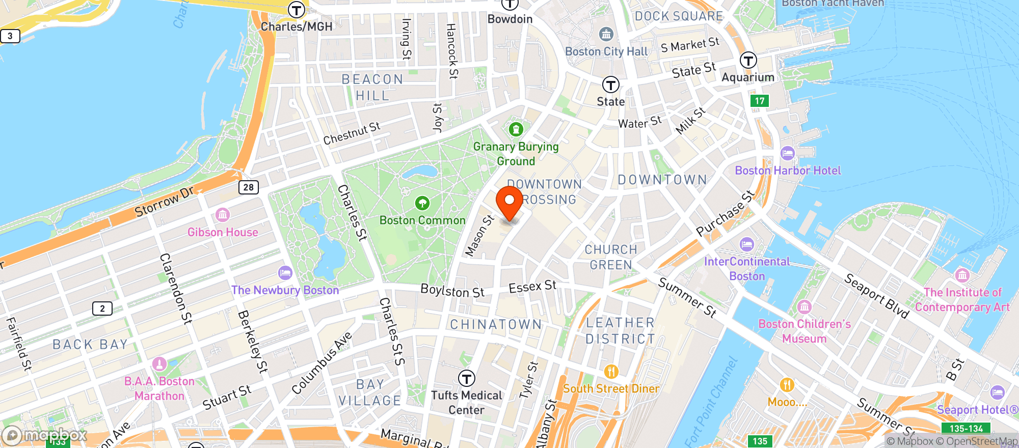 Map showing The Back Deck Inc