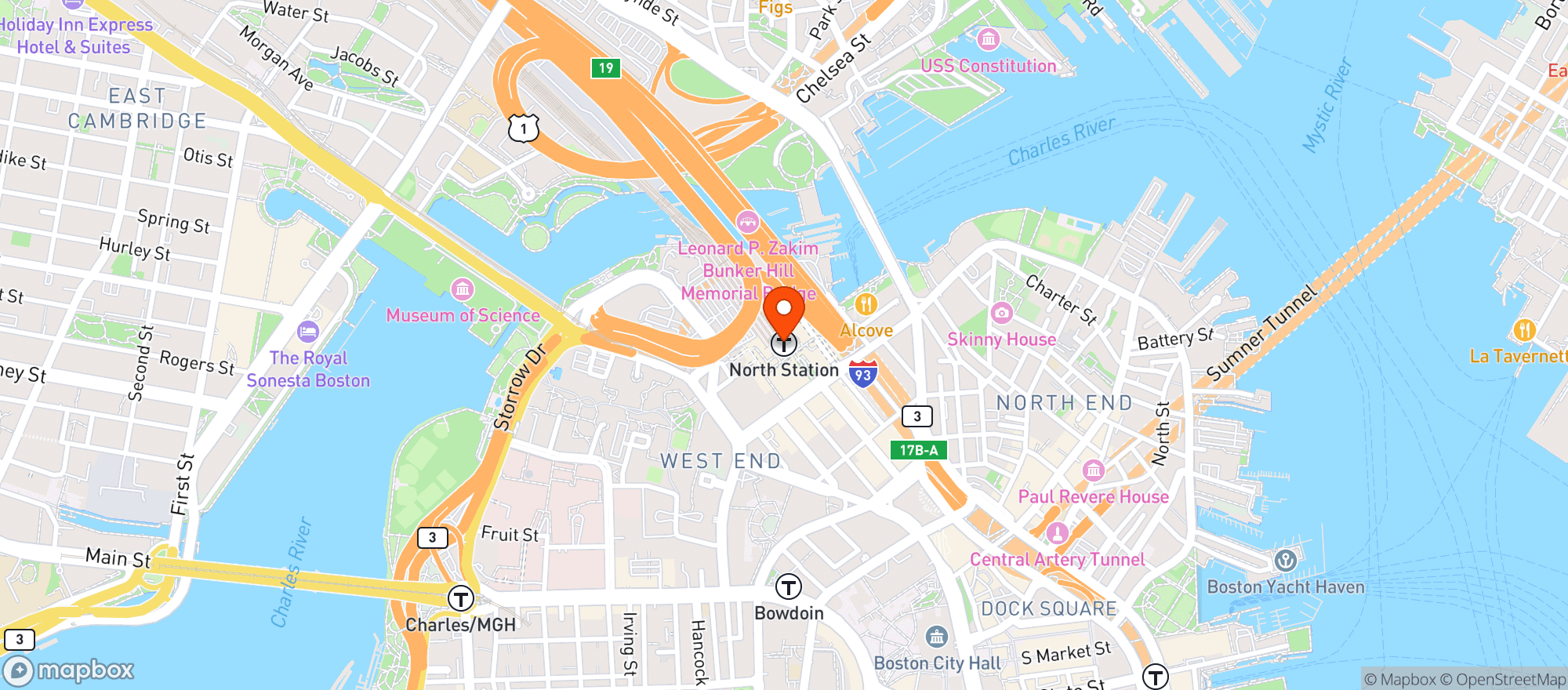 Map showing Big Night Live