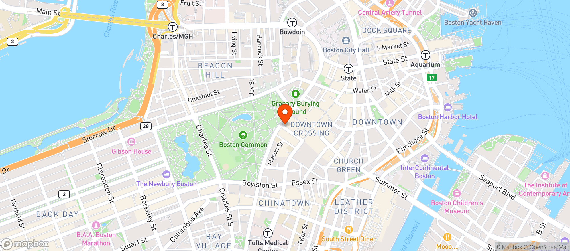 Map showing Epic Marketplace