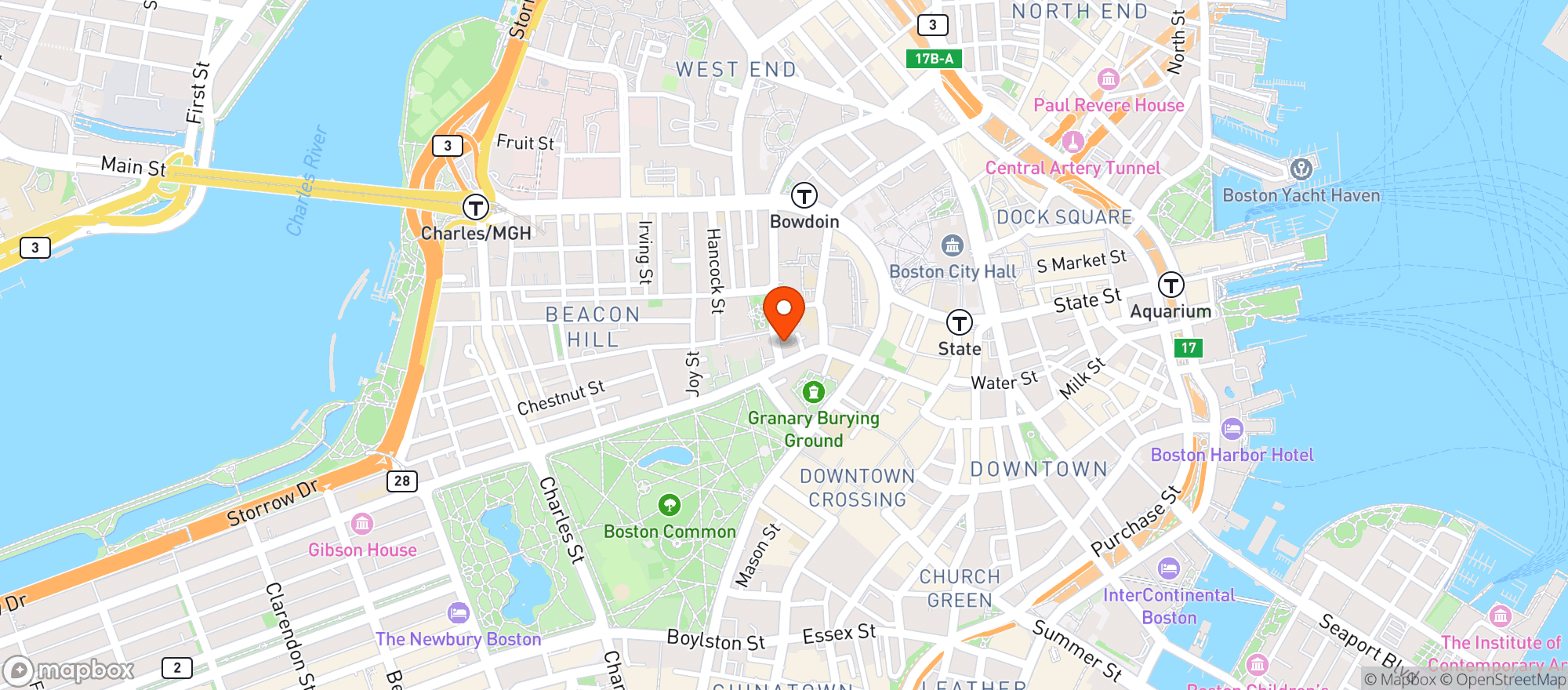 Map showing 21st Amendment
