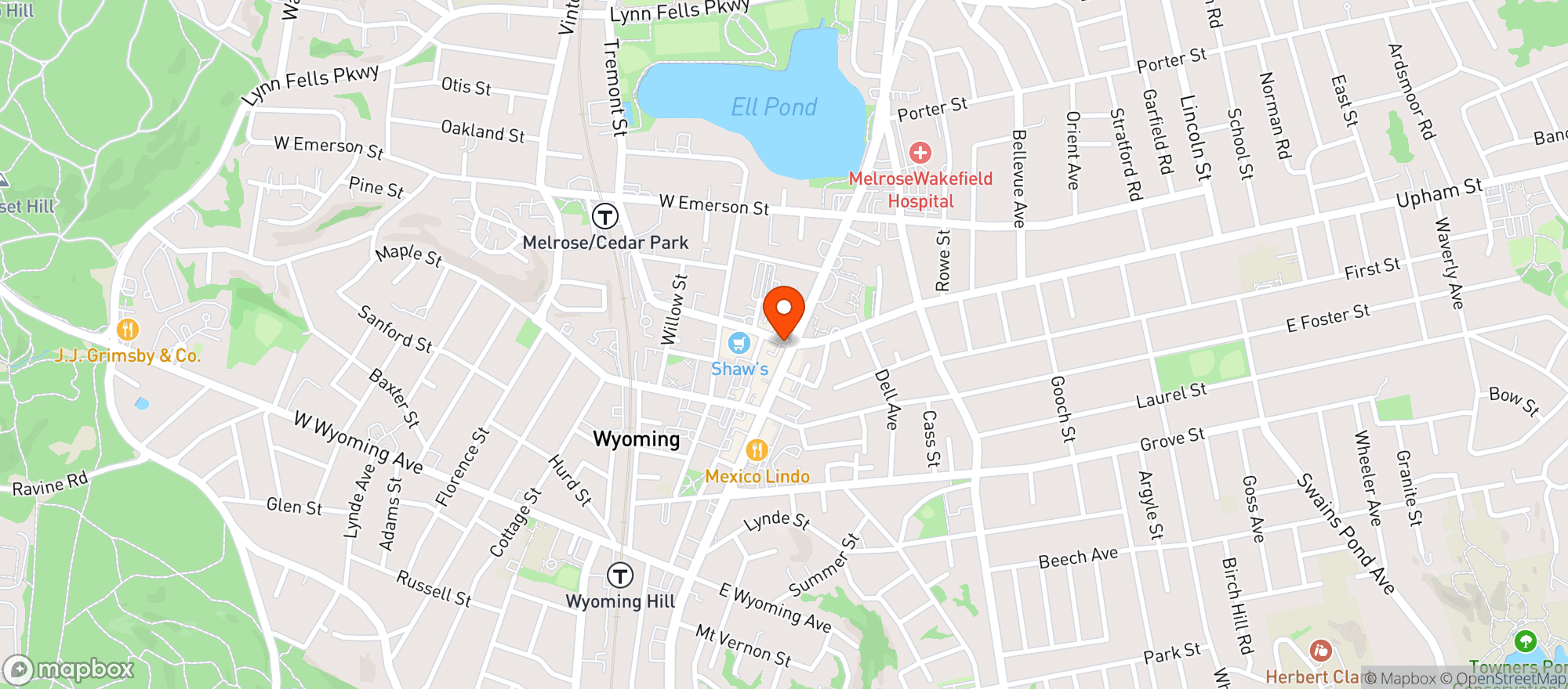 Map showing Victoria Hill Wine Spirit And Gourmet