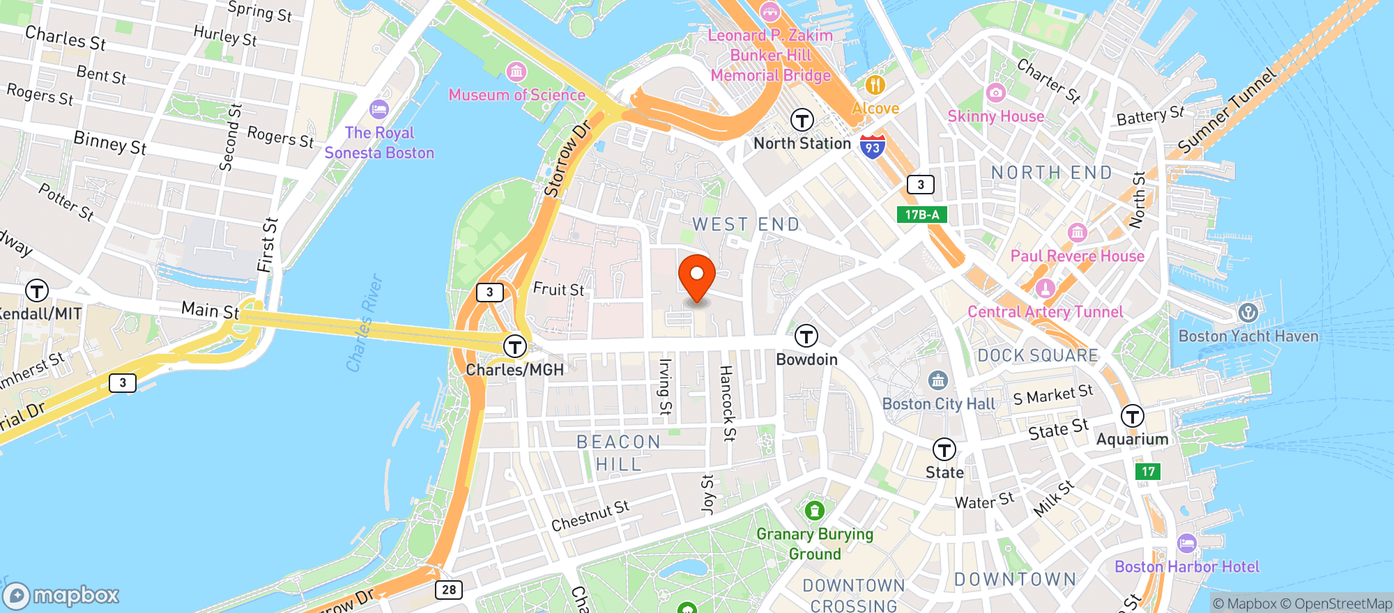 Map showing Whole Foods Market