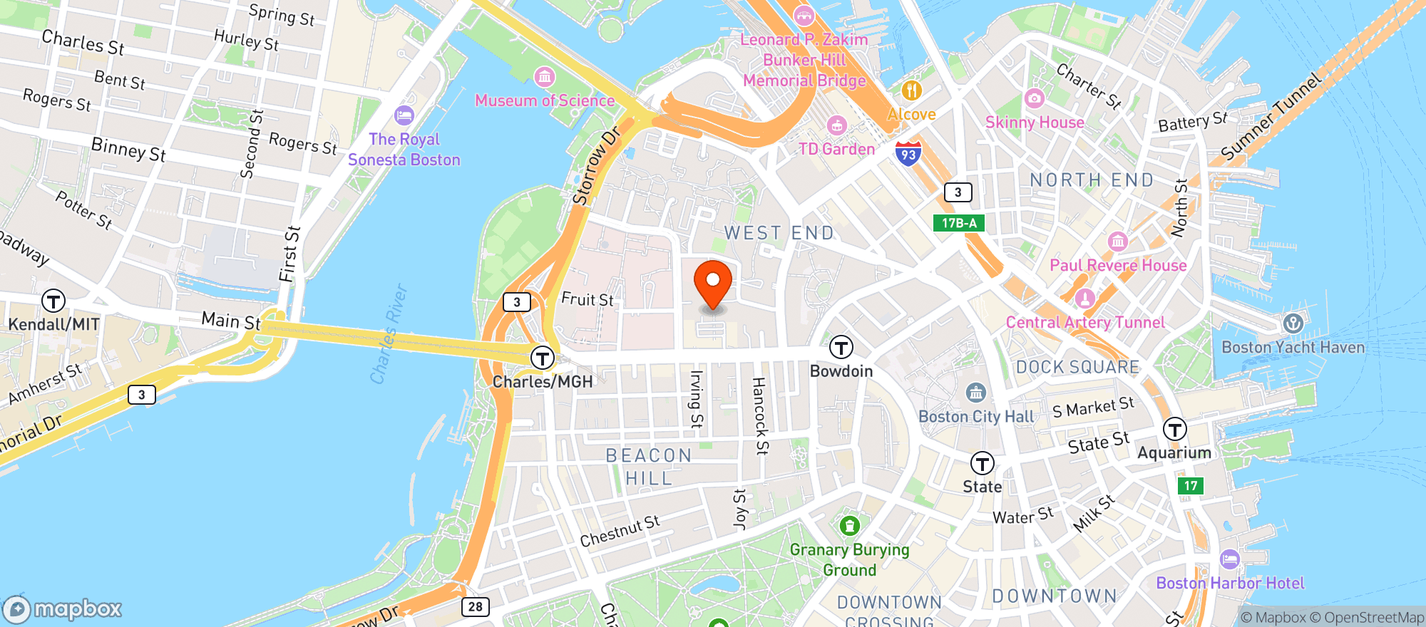 Map showing Vinodivino - Boston