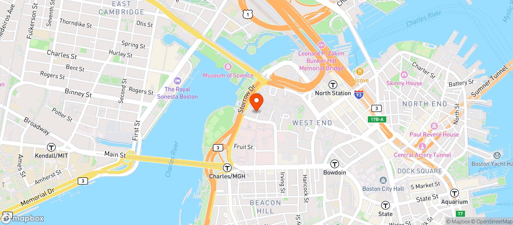 Map showing Christopher’s Haven